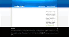 Desktop Screenshot of chisiamo.net